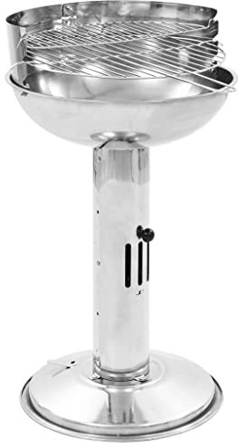 AUUIJKJF Home Items,Pedestal Charcoal BBQ Grill Stainless Steel,suit furniture