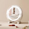 VEVOR Specchio Trucco Rotondo Illuminato con Lampadine LED Specchio per Trucco 3 Modalità di Illuminazione a Colori con Specchio Ingranditore 5X Controllo a Tocco Rotazione a 360°, Specchio 310mm