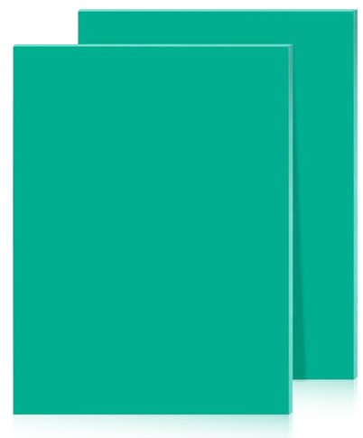 dabinzhijia 2 Stück A4 Weichgummi Linoldruck Platte, Linolschnitt Werkzeug zum Gravieren, Stempelgummi, Grün Linolplatte für Bastel und Druckprojekte