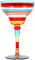 MAGICLULU Bicchiere Da Margarita Dal Design Artistico Unico Elegante Bicchiere Dipinto Per Margarita