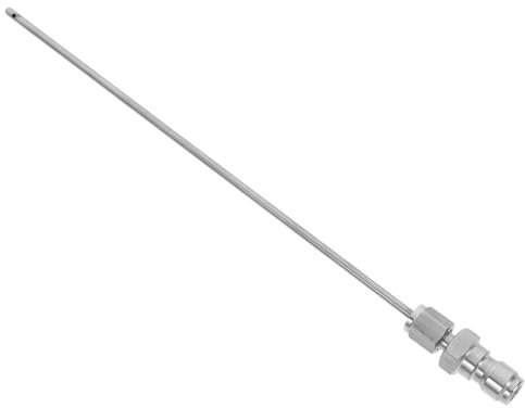 PartyKindom Aiguille De Nettoyage Haute Pression Serpillière Nettoyage De Voiture Chauffe-eau Bouilloire Trousse Buse De Tuyau D'arrosage Hydraulique Couler Tuyau D'eau Acier Inoxydable Silver