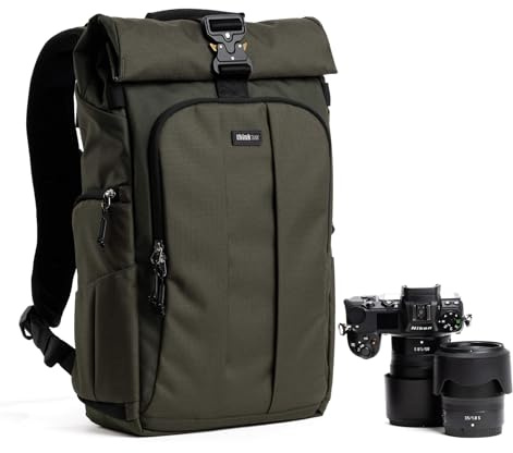 Think Tank - FocusPoint 22L Greenway - Camera Backpack - RollTop Series