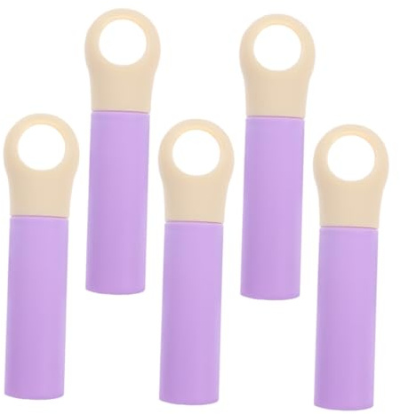 OATIPHO 5 Pezzi Impugnatura per Manico Scopa 22mm Plastica Lavanda Grip Confortevole Facile Sostituzione Accessorio per Pulizia Casa