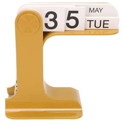 Fockety Calendrier perpétuel à rabat, calendrier mensuel, hebdomadaire et quotidien, pour la maison, le bureau et les cadeaux de pendaison de crémaillère