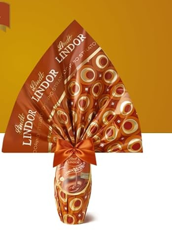 Uovo di Pasqua Lindt Lindor Nocciola 360gr cioccolato al latte senza glutine