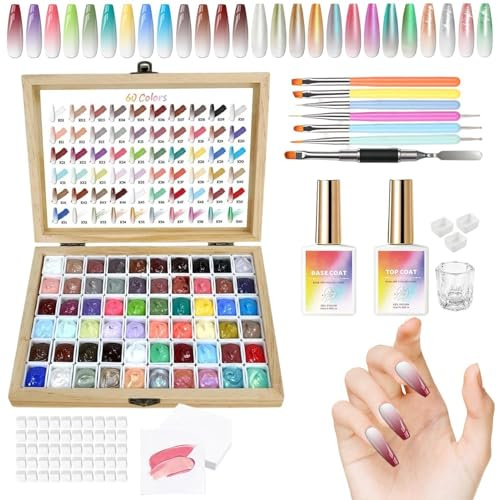 Gel Picchiettato | 120 Ml Lunga Durata Facile Rimozione,Colori Per Unghie In Gel | Per Viaggi Bellezza Salone a Casa Compleanni Feste Festa della Mamma Donne Fidanzata Moglie Principiante