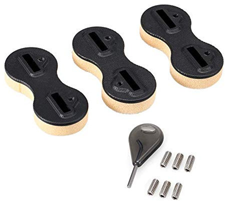 Namvo 9-Grad-Fusion-Finnenbox, Surfbrett-FCS, weißer, robuster, haltbarer PVC-Finnen-FCS-Stecker für Surfbrett-Surfen