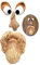 Molyorch Décor de Visages D’Arbre Vieil Homme, Sculpture Amusante Visage d'arbre, 3D Forme Visage d'arbre, pour Décoration de Jardin, Activités Thématiques, Fête Festive