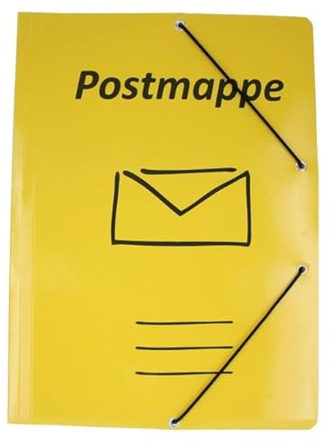 Mica College - Postmappe - Eckspanner DIN A4 - in gelb