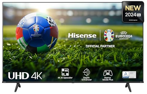 Hisense TV 43 4K Ultra HD 43E63NT, Smart TV VIDAA U7, Dolby Vision, HDR 10+, DTS Virtual:X, Game Mode Plus, Alexa Built-in, VIDAA Voice, Tuner DVB-T2/S2 HEVC 10, lativù 4K