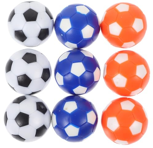 Vaguelly 9 Uds. Pelota De Fútbol De Mesa De ín De 28Mm De Juego De Mesa De Repuesto Pequeña Pelota De Recreación para Accesorios De ín Deportivo De Escritorio