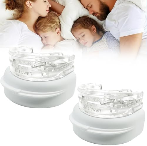Zcomfort - 2024 Best Zcomfort Anti Snoring Mouthpiece, Empiriya Comfort, Z Comfort Sleep Apnea Mouthguard Allows You and Your Partner a Better Night's Sleep, Easy Breathing (2Pcs)