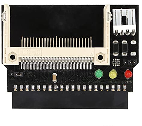 BONKZEBU Converter Module CF Card to 3.5 Inch Female 40pin IDE Sturdy Hard Disk Drive 5.0V / 3.3V Converter Module Hard Disk Drive Adapter 40 Pin IDE Adapter Converter Card CF IDE Adapter