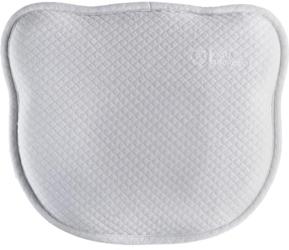 KOALA BABYCARE Almohada para bebés para Ayudar a prevenir y Tratar la plagiocefalia, de Funda Extraible (con Dos Fundas) Hecha de Memory Foam