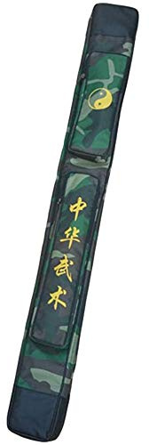 YUOdtuDX Bolsa para Espada de taichí, Estuche De Transporte Tai Chi, Espada Kung Fu Chino Armas Una Y Doble Capa Camuflaje Tela Oxford con PU,Single Layer(Double Layer)