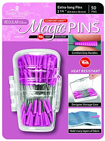 Taylor Seville Originals - Taylor Seville Originals Komfort Griff Hitze Beständig Regulär (0.6 x 56mm) Extra Lang Magic Pins - 50 Stücke