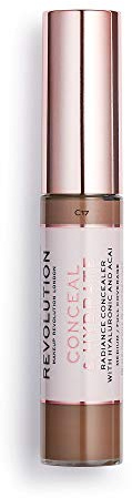 Makeup Revolution Beauty London Concealer, C17, 1 Count (Pack of 1)
