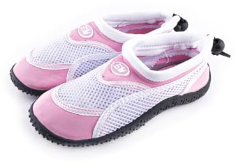 R-ISLAND Vattensko för barn, snabbtorkande, unisex, storlek 30–35, halkfri, perfekt för flod, strand, pool, Färg: rosa, 30 EU