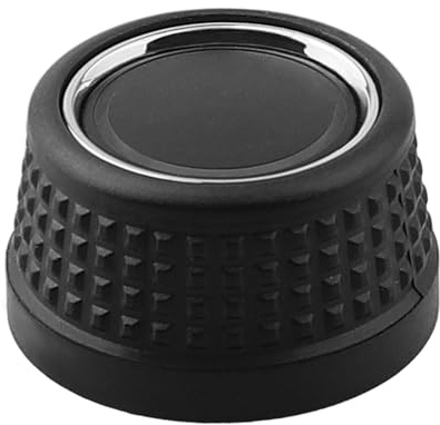 Lecreatekit Set di 2 pulsanti di controllo del volume per radio posteriore, pulsanti stereo per autoradio in ABS, pulsante di regolazione del volume per parti della console, per modelli Volkswagen