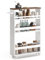 Xbro Nischenregal mit 3 Ebenen, 15 cm Breit Nischenwagen, Küchenwagen mit Rollen, Nischenregal für Küche, Wohnzimmer, Waschküche und Bad, 50x15x80 cm, Weiß