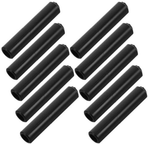 SUPVOX 10 Pièces Manchon en Plastique Noir 38x8 Mm pour Système de Trémolo Guitare Électrique, Amortisseur de Chocs et Protection du Chevalet Insert pour Socket Whammy Bar