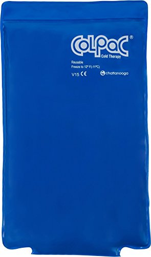 Chattanooga ColPac - Reusable Gel Ice Pack - Half Size - 7.5 in x 11 in (19 cm x 28 cm) - Cold Therapy - Knee, Arm, Elbow, Shoulder, Back - Aches, Swelling, Bruises, Sprains, Inflammation