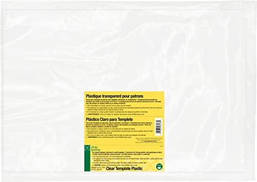 Dritz Quilting Clear Value Pack of Plastic Templates, 3,3133