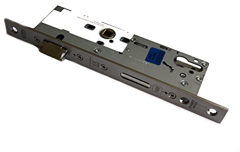 BKS RR-Panikschloß 18260, FunktionE, mitWechsel, Dorn 45mm, Entf.92mm, Nuß 9mm, Stulp 24x3x270mm kantig Edelstahl, Nr. B-18260-03-U-8