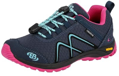 Brütting Guide, Scarpe da Arrampicata Basse, Blu (Marine/Pink/Türkis Marine/Pink/Türkis), 37 EU