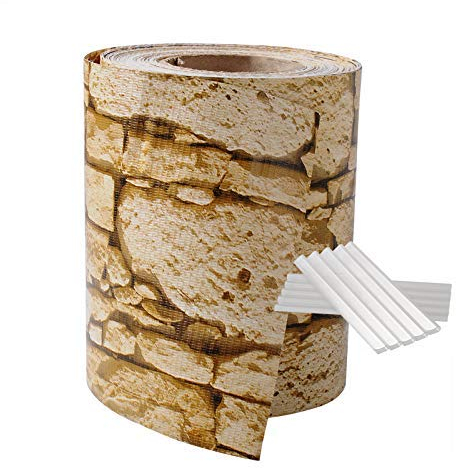 Laneetal PVC Sichtschutzstreifen Doppelstabmatten 0,19x140 m Sichtschutz Gartenzaun Sichtschutzfolie Balkon Zaun, 450g /m²