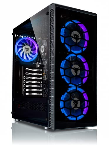 BEASTCOM Q3 Essential Gaming, 16 Threads Gaming PC, AMD Ryzen 7 8X 4,60GHz, 4K Vega Radeon Grafik, 16GB RAM, 1TB SSD, HDMI, WiFi, Windows 11 Pro