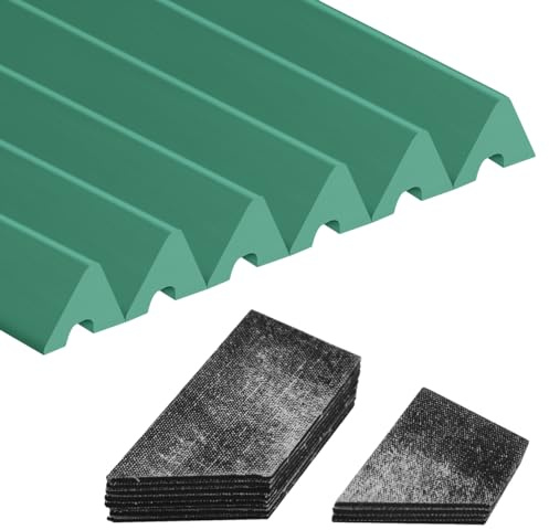 PolyMath Billiards K66 Rubber Bumpers Pool Table Rail Cushions Set of 6 Replacement Bumpers Accessories for 7/8/9 Feet and Billiard Pool Table Cushion Facings Set of 12-3mm/0.12in