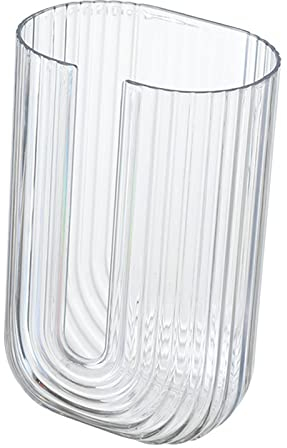 TiStm Saugnapf-Tischplatten-Seidenpapier-Abdeckung, an der Wand befestigter Kosmetiktuch-Aufbewahrungshalter, Papiertaschentuch-Kasten-Organizer-Box for Küchen-Waschtisch-Desktop, transparent Boxen