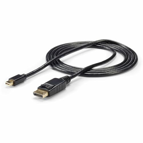 StarTech.com 2m Mini DisplayPort auf DisplayPort 1.2 Kabel - 4K x 2K UHD Mini DisplayPort auf DisplayPort Adapter Kabel - Mini DP auf DP Monitorkabel - mDP auf DP Konverterkabel (MDP2DPMM6)