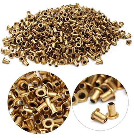 PHENOFICE Wabenrahmen-ösen Bienenstock-Rahmen-ösen Bienenzucht-Werkzeug 1000 Stück Kupfer-bienenstock-ösen Für Brutkasten Augennest Einfädeln des Bienenstocks