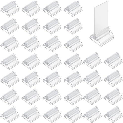 JCKD 36 pcs porta carte in plastica trasparente, porta carte da gioco da tavolo, porta carte di posizionamento acrilico, festa di gioco per bambini della scuola dell'ufficio, foto, carte, note, poker