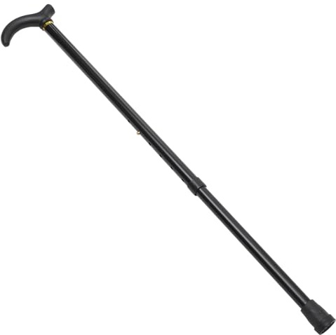 Ipetboom bastón para Hombres bastón para Caminar Pinza el Diente muletas Baston Extensible Bastón para Pacientes Mayores empuñadura andadores bastón de aleación de Aluminio Silver