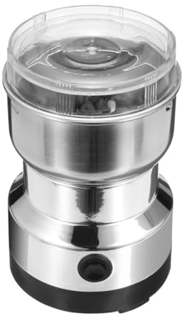COLLBATH Molinillo de Café Eléctrico Multifunción para Granos y Medicinales en Acero Inoxidable Adecuado para Cocina