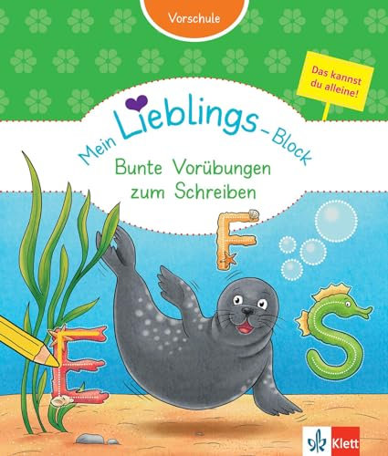 Klett Mein Lieblings-Block Bunte Vorübungen zum Schreiben: Vorschule ab 5 Jahre. Das kannst du alleine!: Vorschule ab 5 Jahren. Das kannst du alleine!
