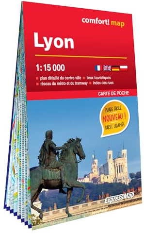 Lyon 1/15.000 (carte laminée format poche - plan de ville)