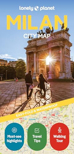 Lonely Planet Milan City Map: Durable, Waterproof, Easy-Fold Planning Map with Attractions & Walking Tours (Compact City Planning Maps)