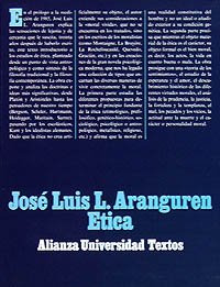 Ética (Alianza universidad textos (AUT))