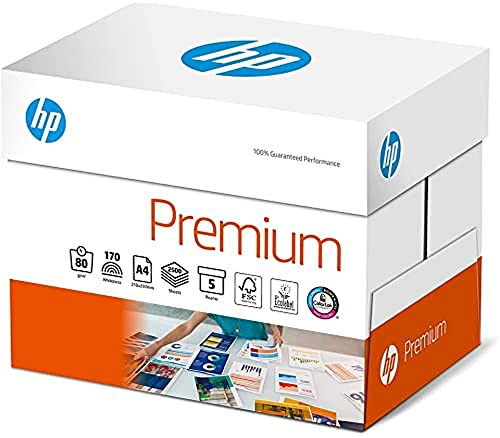 HP Kopierpapier Premium CHP 850: 80g, A4, 5x500 Blatt,extraglatt, weiß - intensive Farben, scharfes Schriftbild