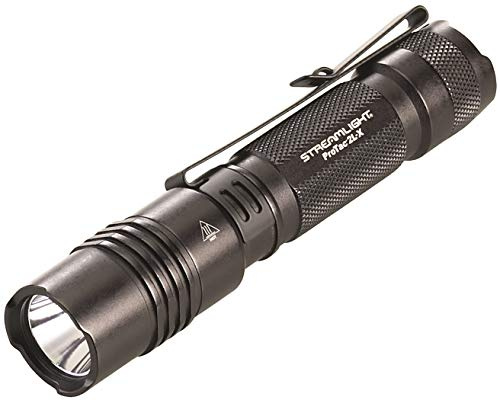 Streamlight 88082 ProTac 2L-X - Linterna táctica de alto rendimiento (USB, 500 lúmenes, incluye batería recargable, cable USB, funda), color negro