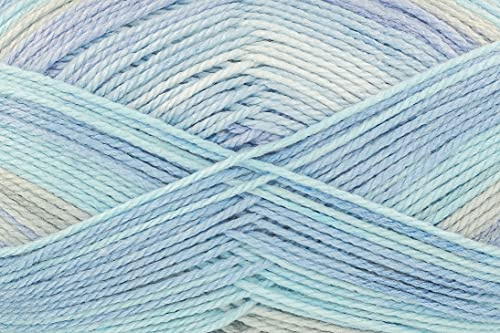 King Cole Beaches DK Yarn Soft Acrylic Mix Knitting Wool 100g Ball (Palm Beach - 4281)