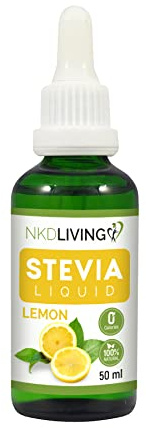 NKD Living Pure Stevia Liquid Drops 50ml (Lemon)
