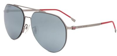 HUGO BOSS BOSS 1404/F/SK R81 MATTE RUTHENIUM 61/16/145 Herren Sonnenbrillen