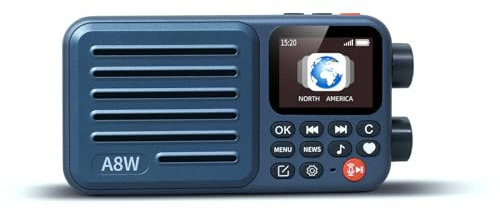 Choyong Radio Internet A8W Récepteur intelligent portable WiFi/4G Version mondiale Haut-parleur radio avec FM, carte TF, toutes les radios du monde, pour la maison avec WiFi, radio numérique, choyoung