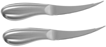 Warmhm Taglierina per Gamberi 2Pcs in Acciaio Inossidabile 304 Strumento per Pulizia della e Sbucciatura Design Compatto e Facile da Riporre