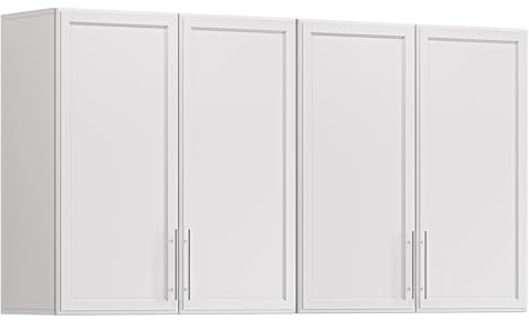 Furnaza Large Laundry Room Wall Cabinet with Adjustable Shelf,Wall Mounted Kitchen Cabinets with Two Shaker Doors,Upper Storage for Laundry Room, Bathroom, Kitchen,30 W X 2